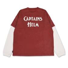 CAPTAINS HELM #2in1 LOGO LS TEE CH26-AW-T10画像