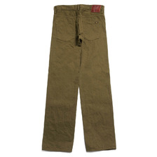 ONI DENIM Just Right Straight 12oz Olive Warp and Weft Selvedge Denim ONI-271-OLOL画像