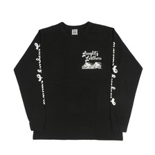 Langlitz Leathers Long Sleeve T-shirt LLC-004 TypeA Big Logo LLC-004 TYPEA BIG LOGO画像
