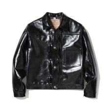 Buzz Rickson's Lot No. BR80691 / WILLIAM GIBSON COLLECTION BLACK LEATHER BLOUSE画像