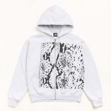 STUSSY SNAKESKIN ZIP HOODIE 1975199画像