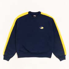 STUSSY PANELED STRIPE CREW 118621画像