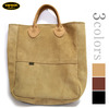 VANSON COWHIDE SUEDE TOTEBAG画像