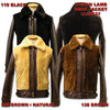 INDIAN MOTORCYCLE LASKIN LAMB  BEAR JACKET LL80037画像