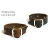 FERNAND LEATHER Wide Band レザーブレスレット画像