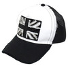 YOSHINORI KOTAKE ユニオンジャック ロゴメッシュキャップ BLACKxWHITE画像