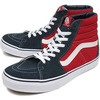 VANS CLASSICS SK8-HI navy/red VN-0D5IY9T画像