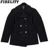 FIDELITY ピーコート ネイビー画像
