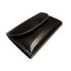 DAINES & HATHAWAY TRIFOLD WALLET bridle leather/black solid画像