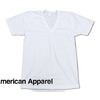 American Apparel #2456 Fine Jersey Short Sleeve V-Neck画像