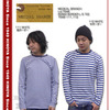 MEDICAL BRANCH Lot.7546 INDIGO BORDER L/S TEE 7546-111_7546-112画像