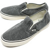 VANS CALIFORNIA SLIP-ON DECON CA (WASHED) BLACK VN-0L9U4JT画像