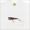 A BATHING APE × DAIWA A FISHING APE POPPER Tシャツ WHITE画像