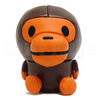 A BATHING APE BABY MILO by SANRIO マスコット小物入れ BROWN画像