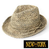 NEW YORK HAT Sea Grass Fedora ハット 7016画像