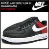 NIKE AIR FORCE 1 LOW 07 Black/White/Red Icon Franchise 315122-049画像