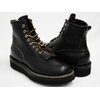 WHITE'S BOOTS NORTH WEST (SMOKE JUMPER) 6inch BLACK CHROME EXCEL LEATHER #2021 VIBRAM SOLE (WIDTH:E) 350NWC-BLX-2021B画像