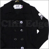 mastermind JAPAN x Schott PEA COAT BLACK画像