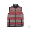 HOSU Fair Isle Sweater Fleece Vest 102-4407画像