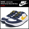 NIKE A 83 CLOG White/Varsity Maize-Mid Navy Limited 472899-174画像