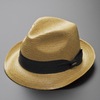 DORFMAN MD40 ストローハット ベージュ メンズ画像