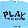 PLAY COMME des GARCONS x D&DEPARTMENT PLAY ロゴ Tシャツ BLUE画像