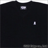 A BATHING APE PIRATE VネックTシャツ BLACK画像