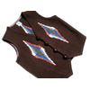 Ortega's REGULAR FRONT WOVEN VEST dark brown size 36画像