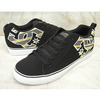 DC SHOES MEN'S COURT VULC SE ARF BLACK/METALLIC GOLD 303423 B0画像