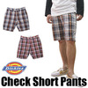 Dickies チェックショートパンツ 1221715画像