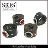 PROJECT SR'ES/SRS Leather Stud Ring ACS00686画像