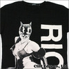 JOY RICH Cat Women Rich Tシャツ BLACK画像