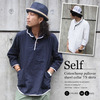 self 綿麻プルオーバーショールカラー 7/S シャツ(2カラー) S2179画像