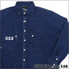 URSUS BAPE DENIM 長袖シャツ INDIGO画像