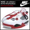 NIKE AIR JORDAN 4 RETRO White/Red/Black Non-Future 308497-110画像