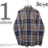 Scye オックスチェック裏起毛ボタンダウンシャツ 5112-33540画像