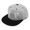UNFINISH UF-FELT BB CAP (GRAY×BLACK)画像