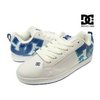 DC SHOES MEN'S COURT GRAFFIK SE WHITE/BLUE BIRD (BUW) 300927 BUW画像