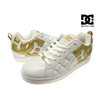 DC SHOES MEN'S ALLIANCE WHITE/METALLIC GOLD (WM0) 300862 WM0画像
