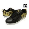 DC SHOES MEN'S ALLIANCE BLACK/METALLIC GOLD (B0) 300862 B0画像