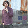 RICEND フード付きニットカーディガン(3カラー) 626-7857画像