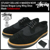 STUSSY × MAIDEN NOIR Deluxe Brogue Long Wing Shoe Black DELUXE 4038053画像