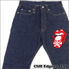 mastermind JAPAN × THEATER8 × The Rolling Stones DENIM PANTS INDIGO画像