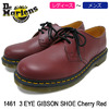 Dr.Martens 1461 3 EYE GIBSON SHOE Cherry Red R11838600画像
