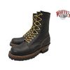 WHITE'S BOOTS 8″Smoke Jumper 375 Black Horween Chromexel 375V08画像