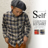 self くるみ釦 フランネル チェック B/D シャツ (2カラー) S2194画像