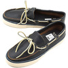 VANS VAULT CANOE SLIP LX (HORWEEN LEATHER) NAVY VN-0QE567O画像