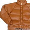 A BATHING APE LEATHER CLASSIC DOWN JACKET BROWN 1980-141-018画像