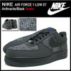 NIKE AIR FORCE 1 LOW 07 Anthracite/Black Snake 488298-028画像