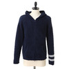Barefoot Dreams Mens Zip Hoodie With Stripe画像
